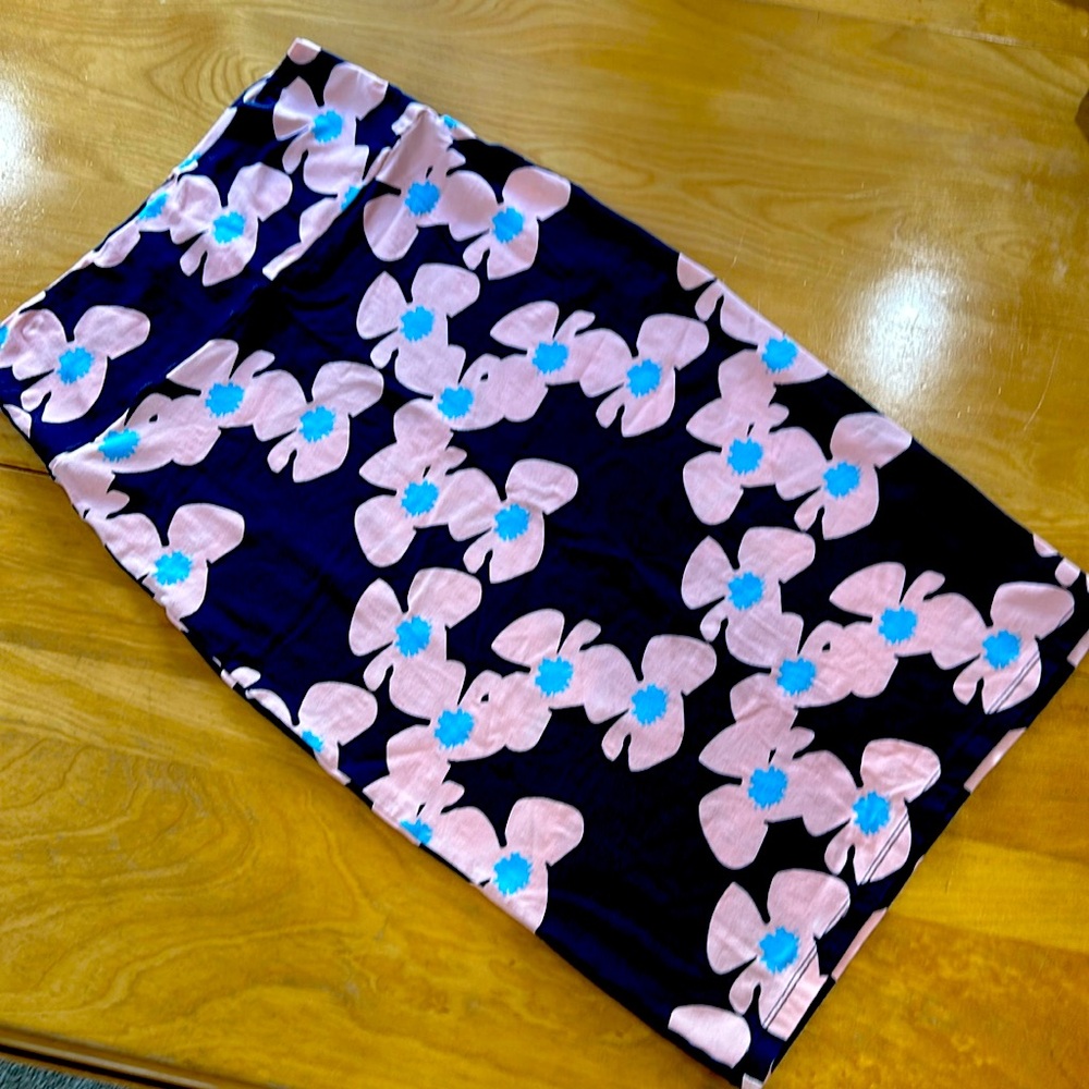 Ava Sky Fighting Eel Zinnia Pencil Skirt